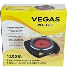 Плита електрична настільна Vegas VEC-1300