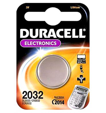 Батарейка літієва Duracell CR2032
