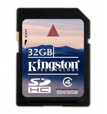 Карта памяти Kingston SDHC 32GB Class 4 (SD4/32GB)
