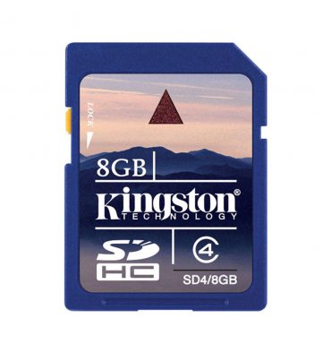 Карта памяти Kingston SDHC 8GB Class 4 (SD4/8GB)