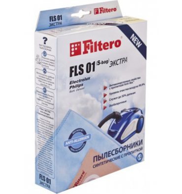 Мішок до пилососа FILTERO FLS 01 екстра (4) синтетичний