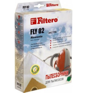 Мішок до пилососа FILTERO FLY 02 екстра (4) синтетичний