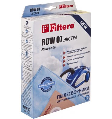Мешок к пылесосу FILTERO ROW 07 экстра (4) синтетический