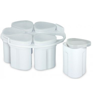 Комплект банок для йогурту REDMOND пластик 6шт