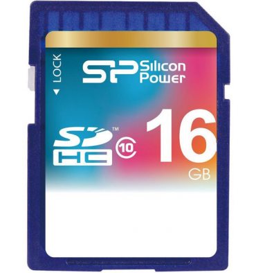 Карта памяти SILICON POWER SDHC 16GB Class 10 (SP016GBSDH010V10)