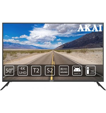 Телевизор LED AKAI UA50LEP1UHD9M (Bluetooth Voice Remote Control)